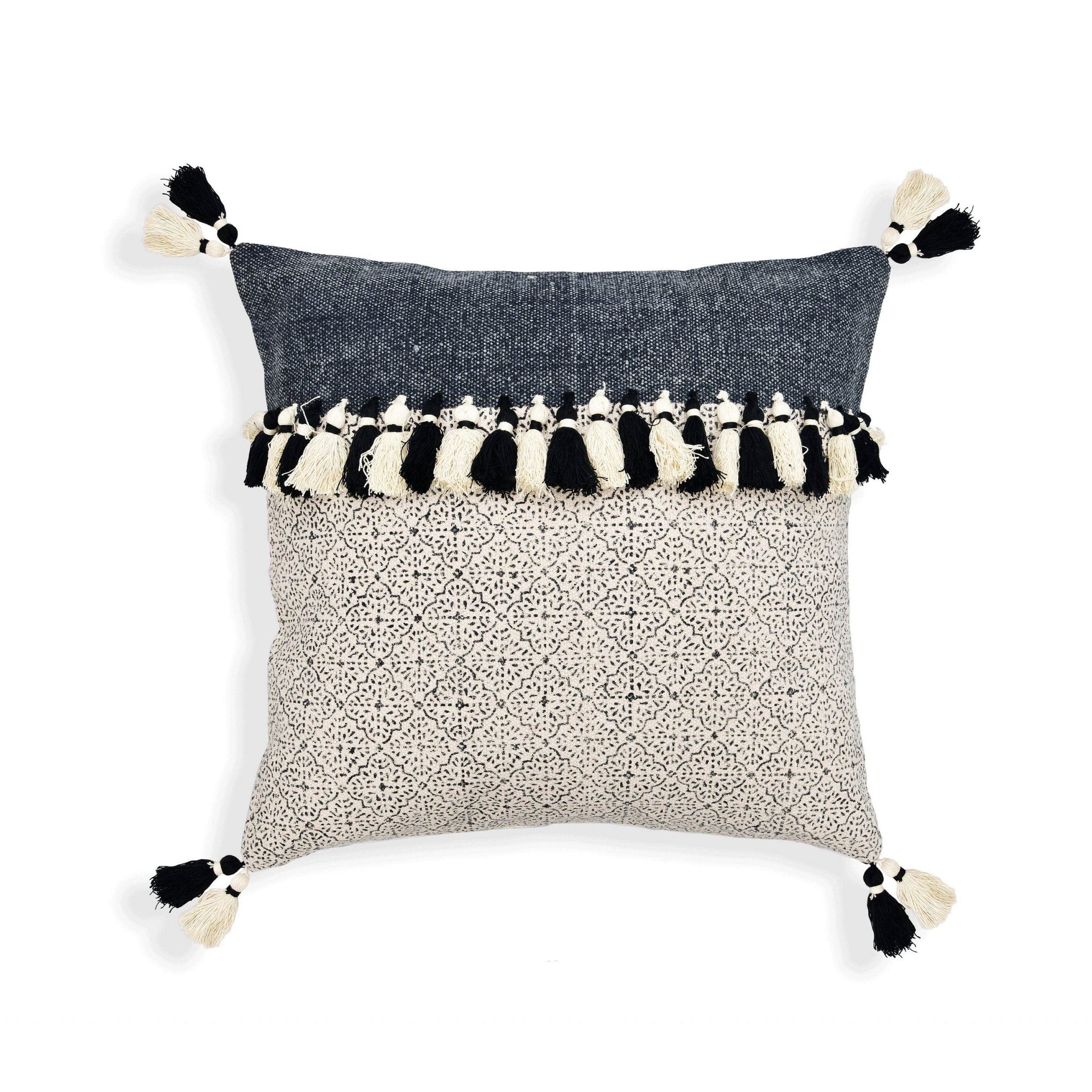 Textures & Tassels Berber Style Cotton Cushion