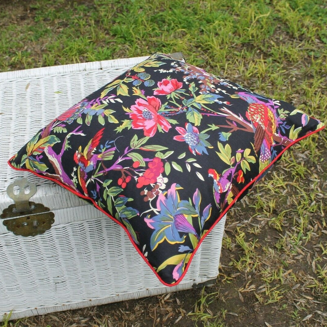 Tropical Paradise Cotton Cushion Cover