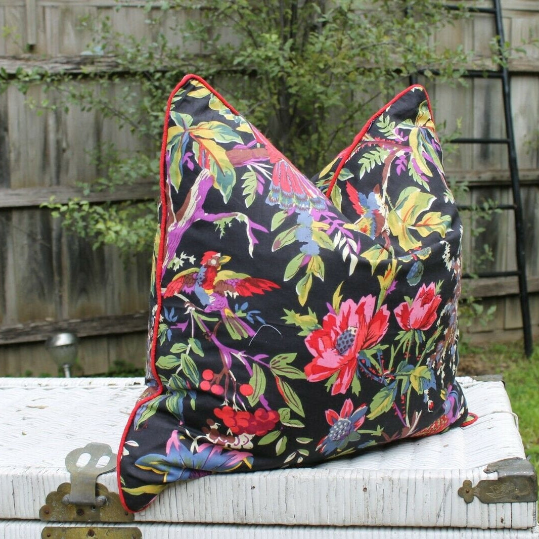 Tropical Paradise Cotton Cushion Cover