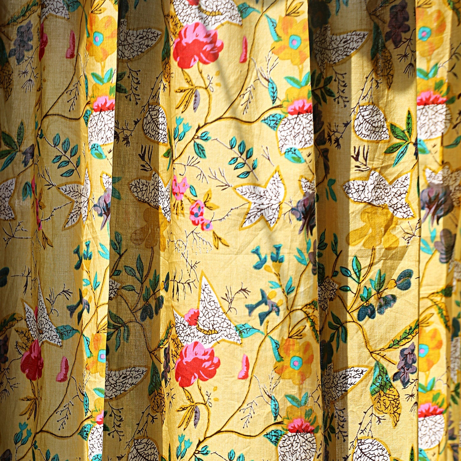 Nature's Palette Boho Curtains