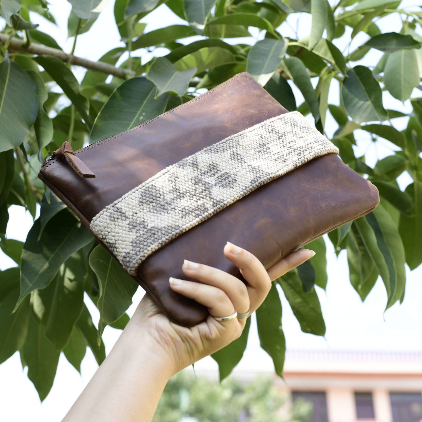 Leather Pouch - Boho Chic Style