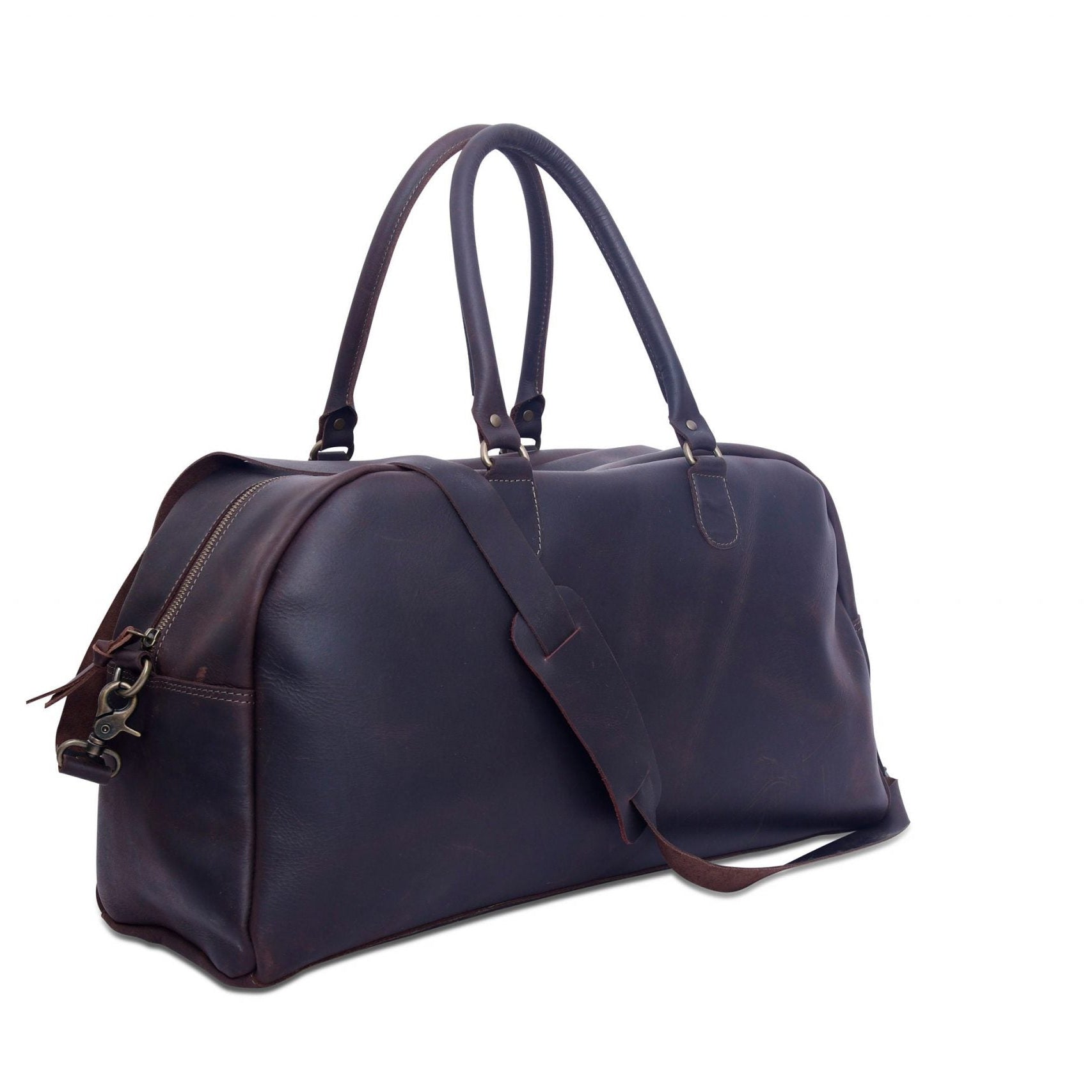 Leather Tote Bag Weekender Nomad