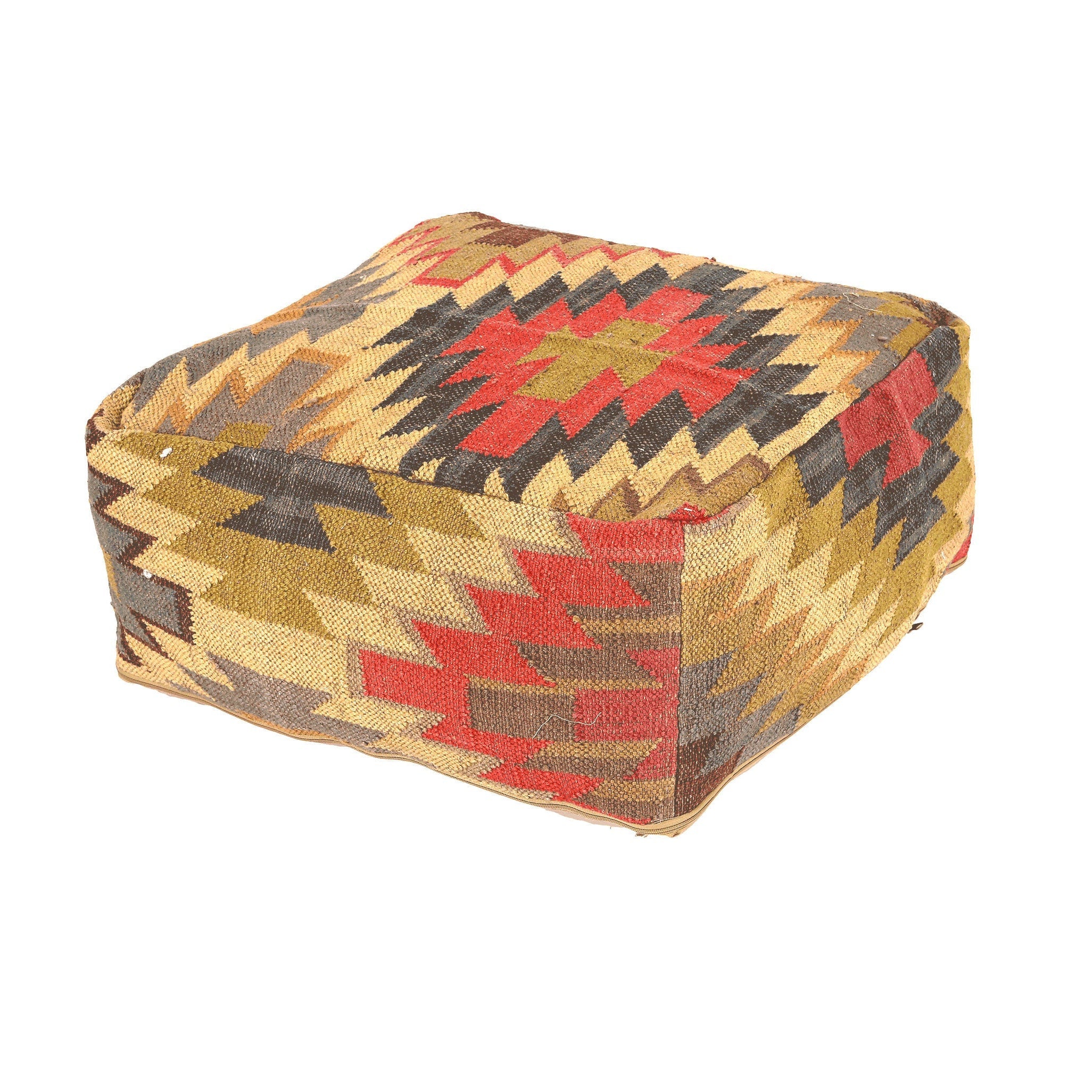 Moroccan Pouf, Footstool Ottoman - Byzantine Style