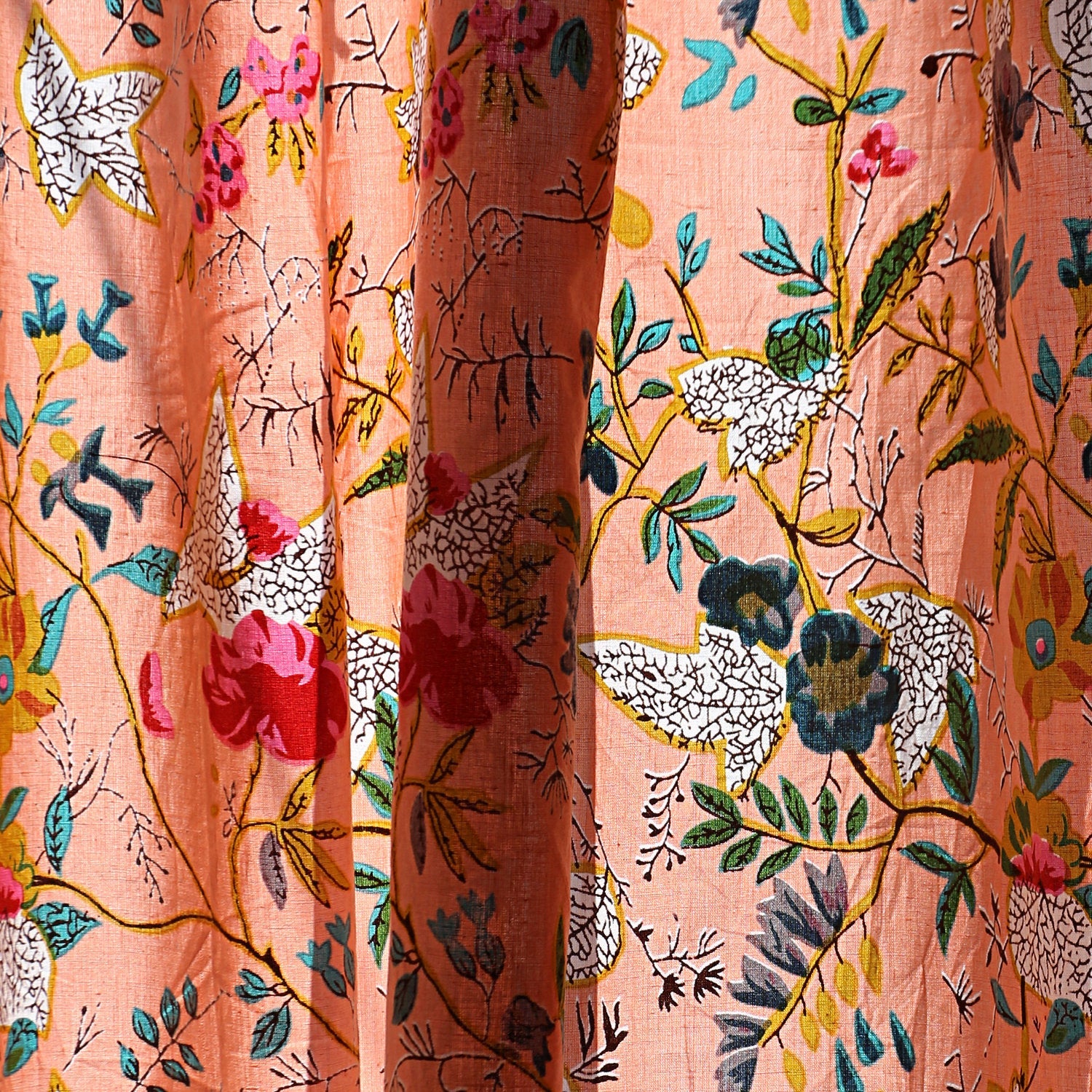 Blooming Botanicals Boho Curtains