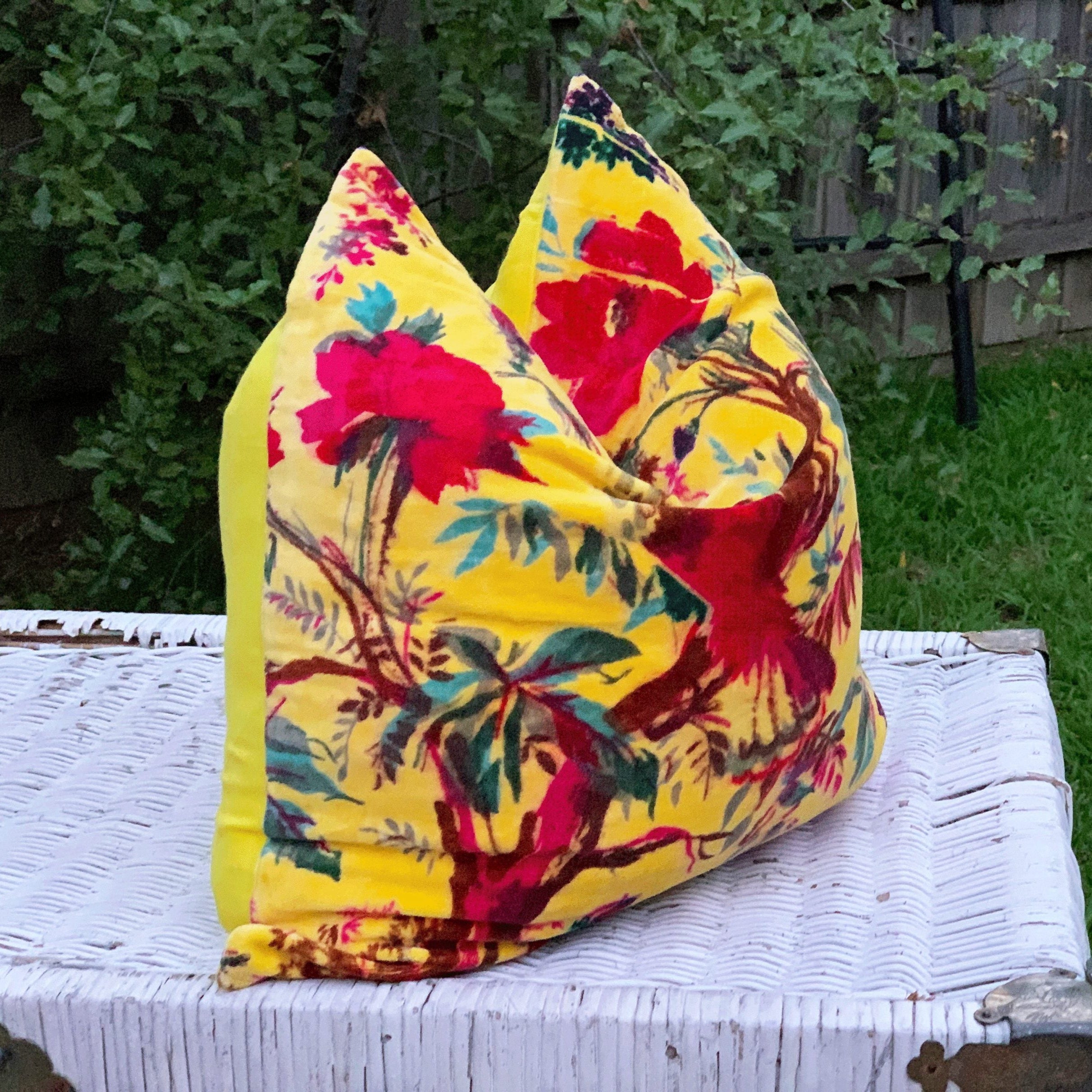 Folkloric Flair Velvet Cushion Cover