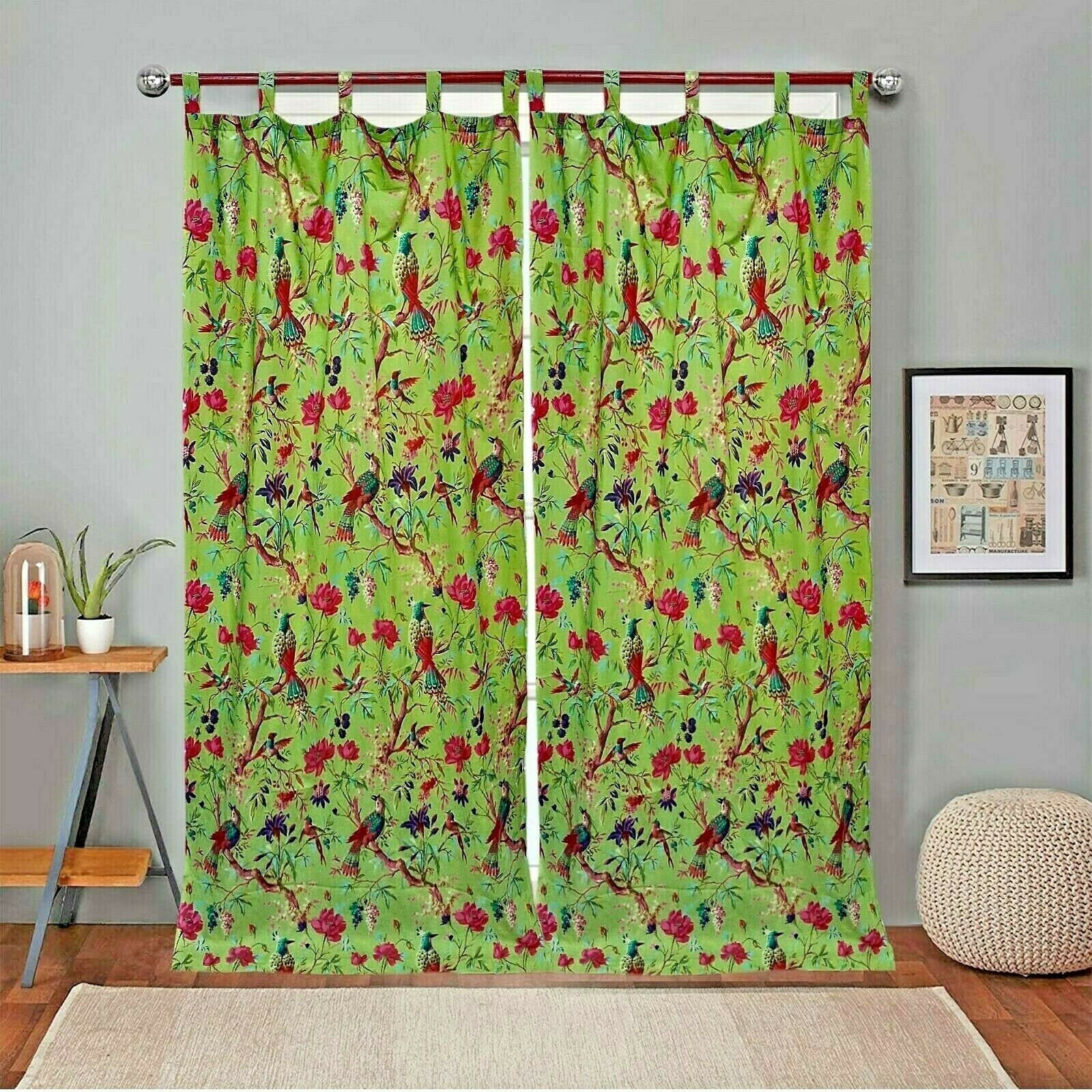 Frida Kahlo Boho Curtains - Eclectic Decor