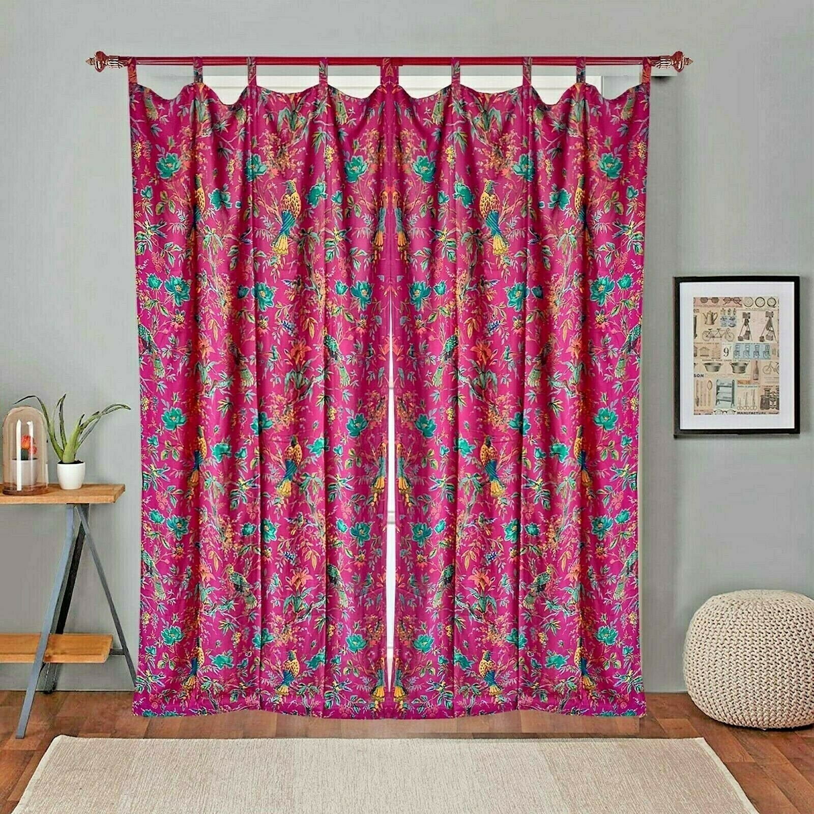 Blooming Dreams Boho Curtains