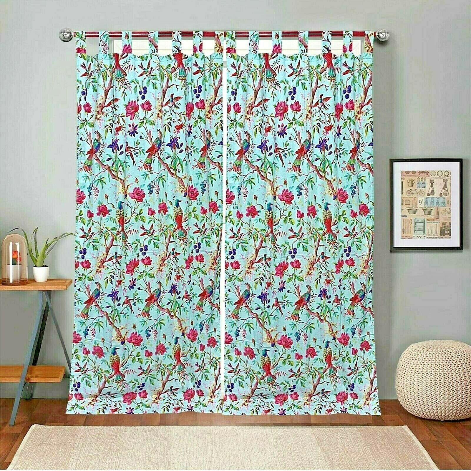 Viva la Vida Cotton Boho Curtains