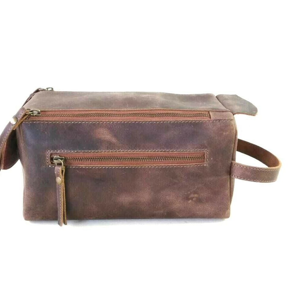 Leather Bag Pouch - Safe Travels Essential Accessory