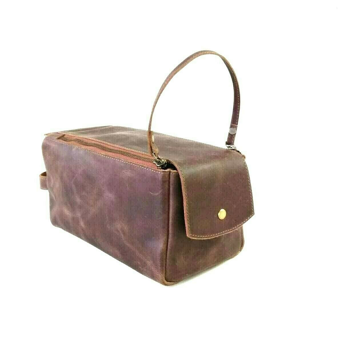 Leather Bag Pouch - Safe Travels Essential Accessory