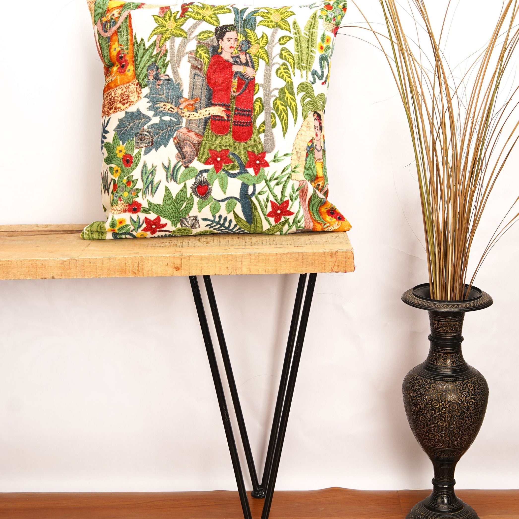 Boho Velvet Cushion - Luxury Kahlo