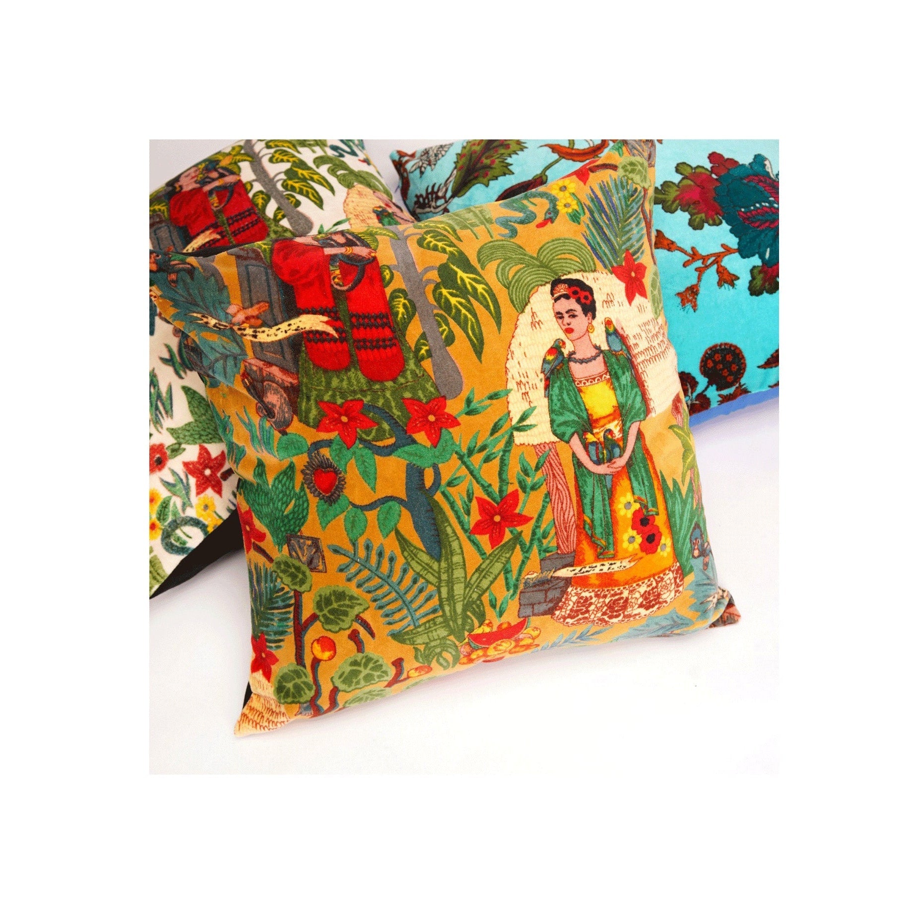 Bold & Beautiful Frida Velvet Cushion