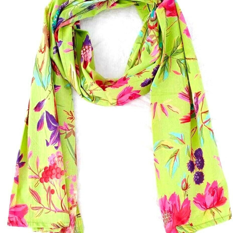 Spring Fling Cotton Scarf