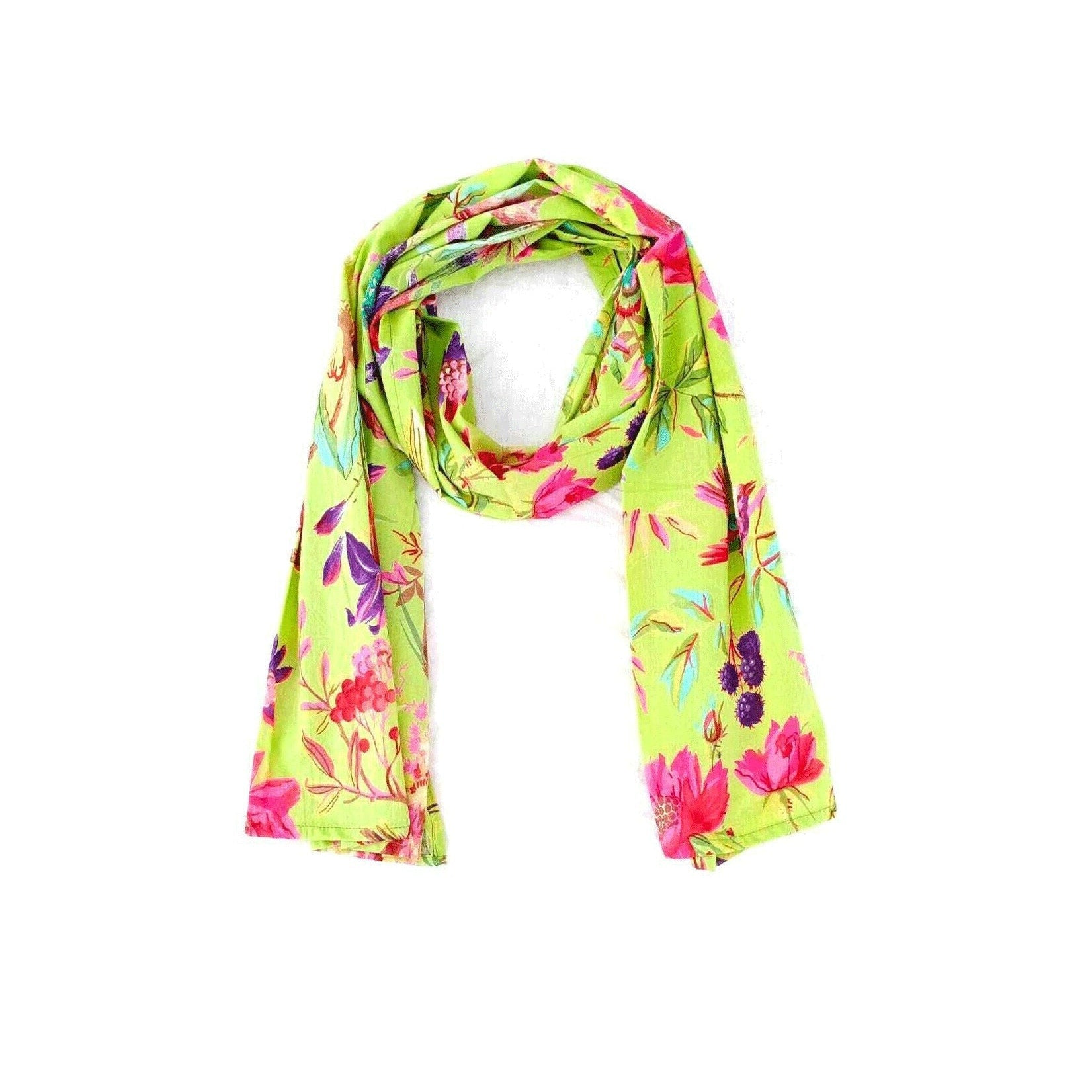 Spring Fling Cotton Scarf